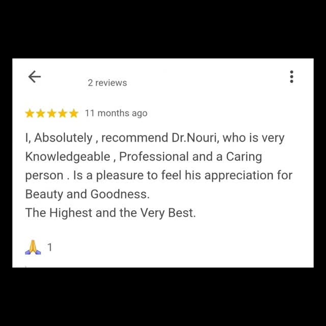 5 star rating testimonial